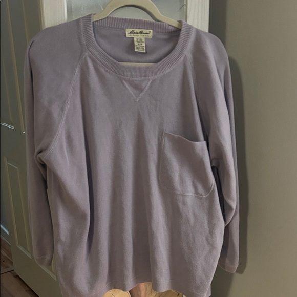 Eddie Bauer Lavender Crewneck Top - Picture 1 of 5